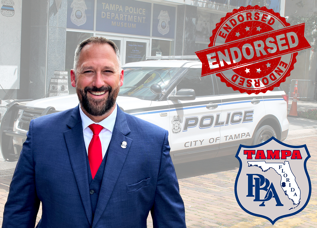 Tampa Police PBA endorses James Judge for Congress, as Judge fights to unseat Kathy Castor!