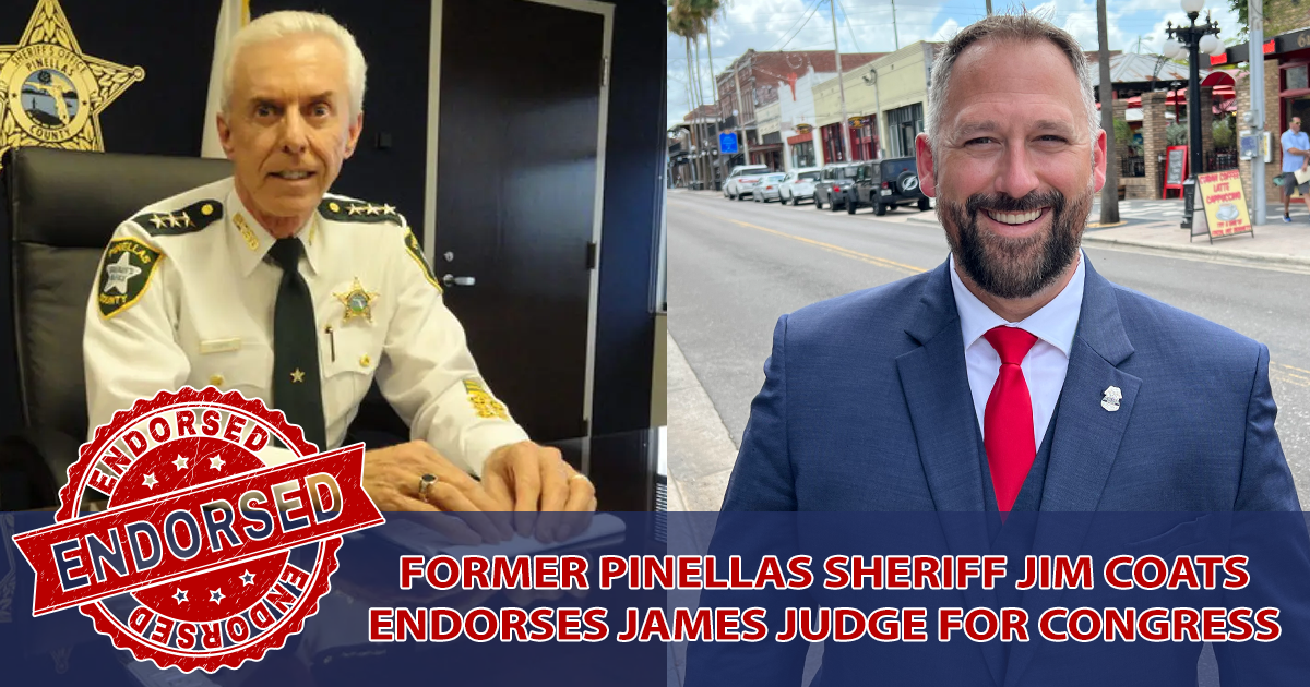 James Judge endorsed by former Pinellas County Sheriff Jim Coats
